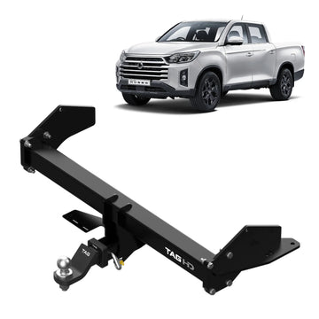 TAG Heavy Duty Towbar & Direct Fit WIring for Ssangyong Musso (03/2019 - on) - Brixton 4x4 - Buy Online Now!
